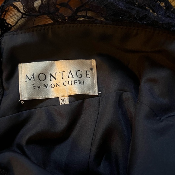 Montage by Mon Cheri, size 20, Dark Blue Mother or the bride / groom dress. - Picture 2 of 4